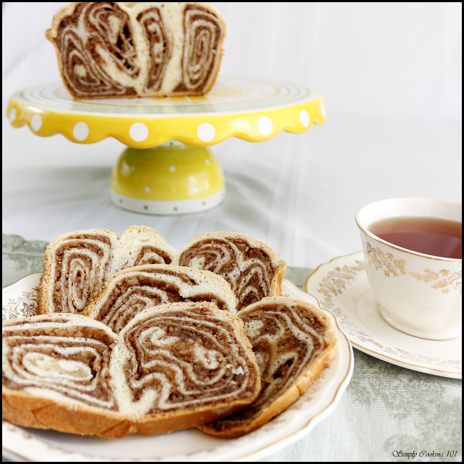 The Daring Bakers' Challenge:  Povitica (really great nut swirl sweet bread)
