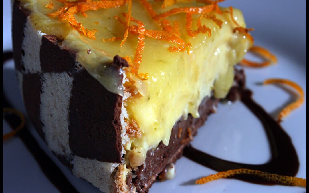 Daring Baker’s Challenge:  BISCUIT JOCONDE IMPRIME/ENTREMET (aka fancy sponge cake wrapped dessert)
